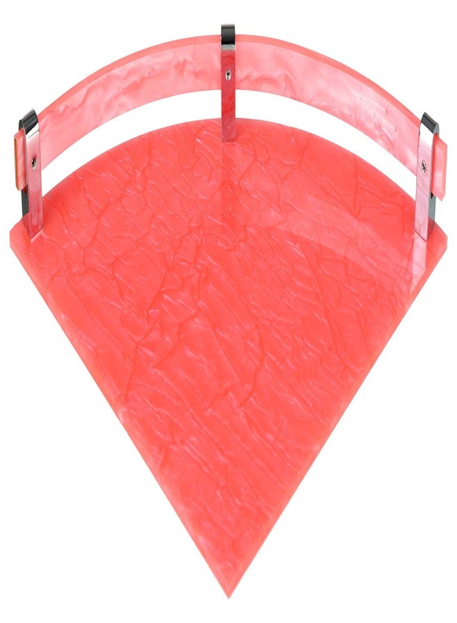 STIMULUS Acrylic Bathroom Corner Shelf | Kitchen Wall Shelves,Bedroom Rack, Trophy Stand Pink Colour (Pack of 3) (12x12 Inch) - Image 4